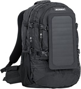 solar backpack for camping